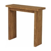 Topcobe Solid Wood Bar Table, 63-Inch Industrial Counter Height Table with Sturdy Base, Drink Table, High Top Table, Dining Table