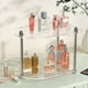 thumbnail image 1 of Clear Plastic Desktop Organizer Shelf with Metal Frame for Cosmetics and Toiletries Storage, 2-Tier or 3-Tier, 1 of 6