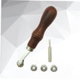 thumbnail image 4 of GOOHOCHY Leathercraft Punching Tools 1 Set 15x10x3.5cm Iron Wood Assorted Color, 4 of 8