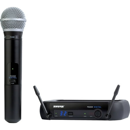 Shure PGXD24/PG58 Digital Wireless System with PG58 (Best Shure Wireless Microphone System)