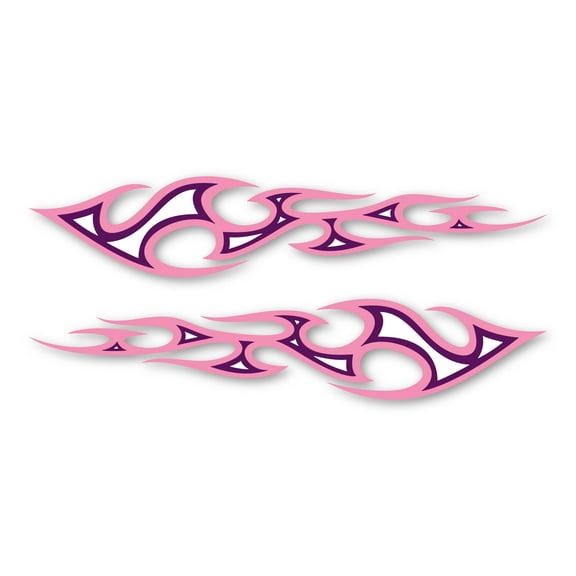 Three Color Flames Polaris Design Magnet