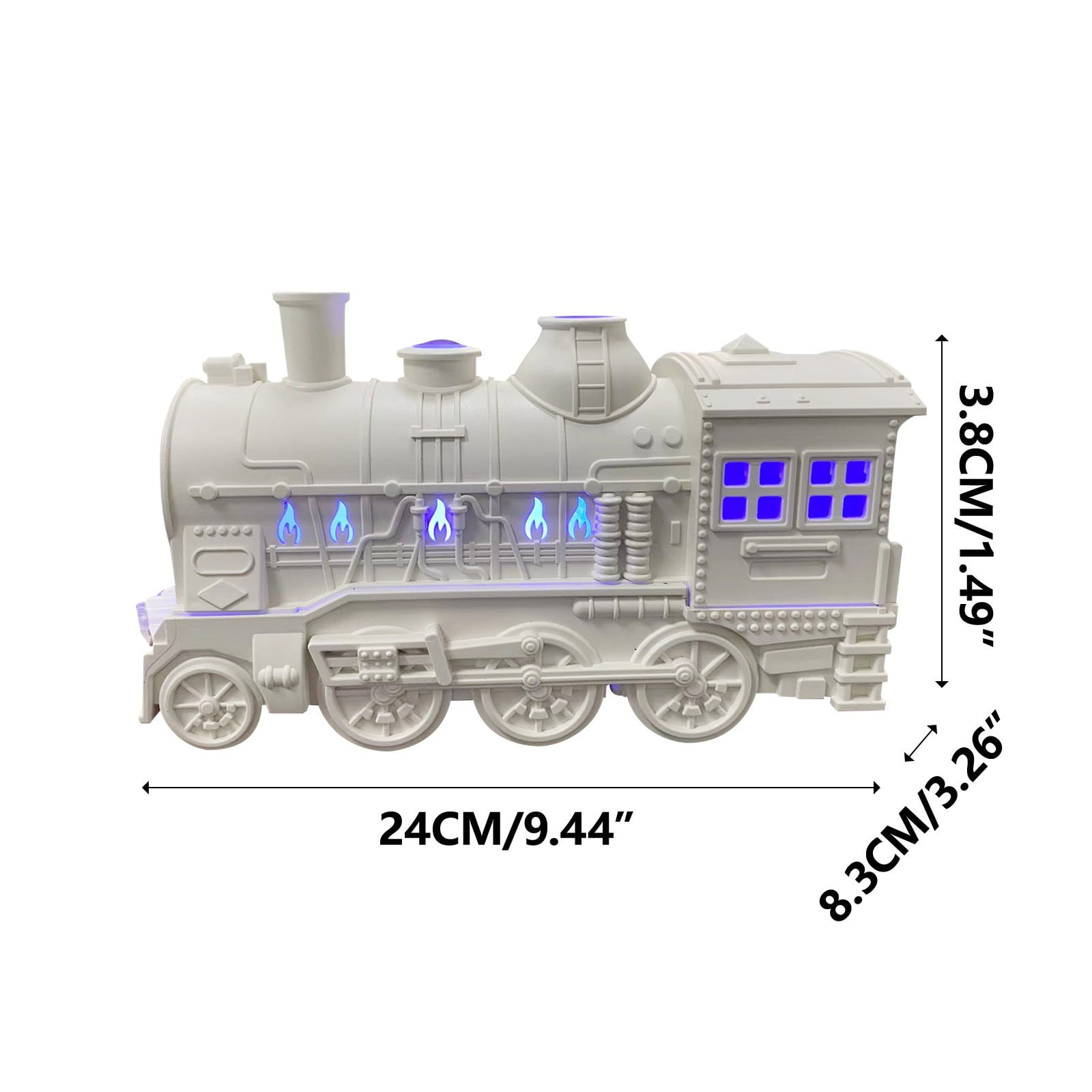 Train Diffuser, 300ml Essential Oil Diffuser with Remote Control,Ultrasonic Aromatherapy Fragrant Oil Humidifier with 2 Light 2 Mist Mode Auto Shut-Off for Home Office Hotel
