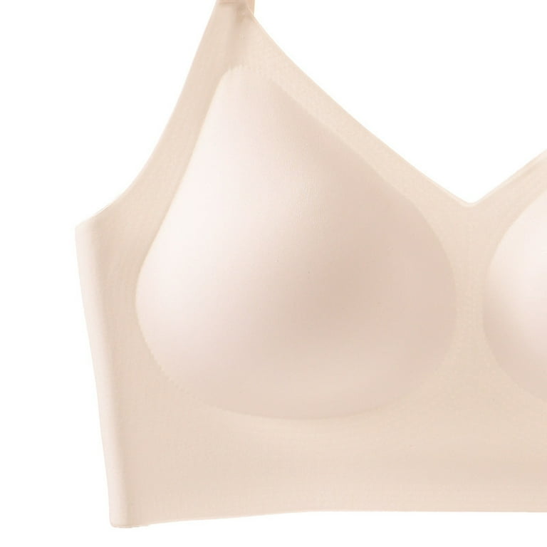 CAICJ98 Padded Front Buckle Lingerie, Low Back, Wirefree