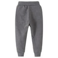 thumbnail image 3 of Erwazi Toddler Baby Knit Jogger Pants Solid Color Drawstring Sweatpants Cotton Infant Bottoms for Boys Girls, 3 of 8