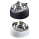 thumbnail image 1 of 2 cuencos elevados para cachorros, gatos y perros. Plato de alimentación inclinado y elevado para gatos de interior. Blanco negro, 1 of 9