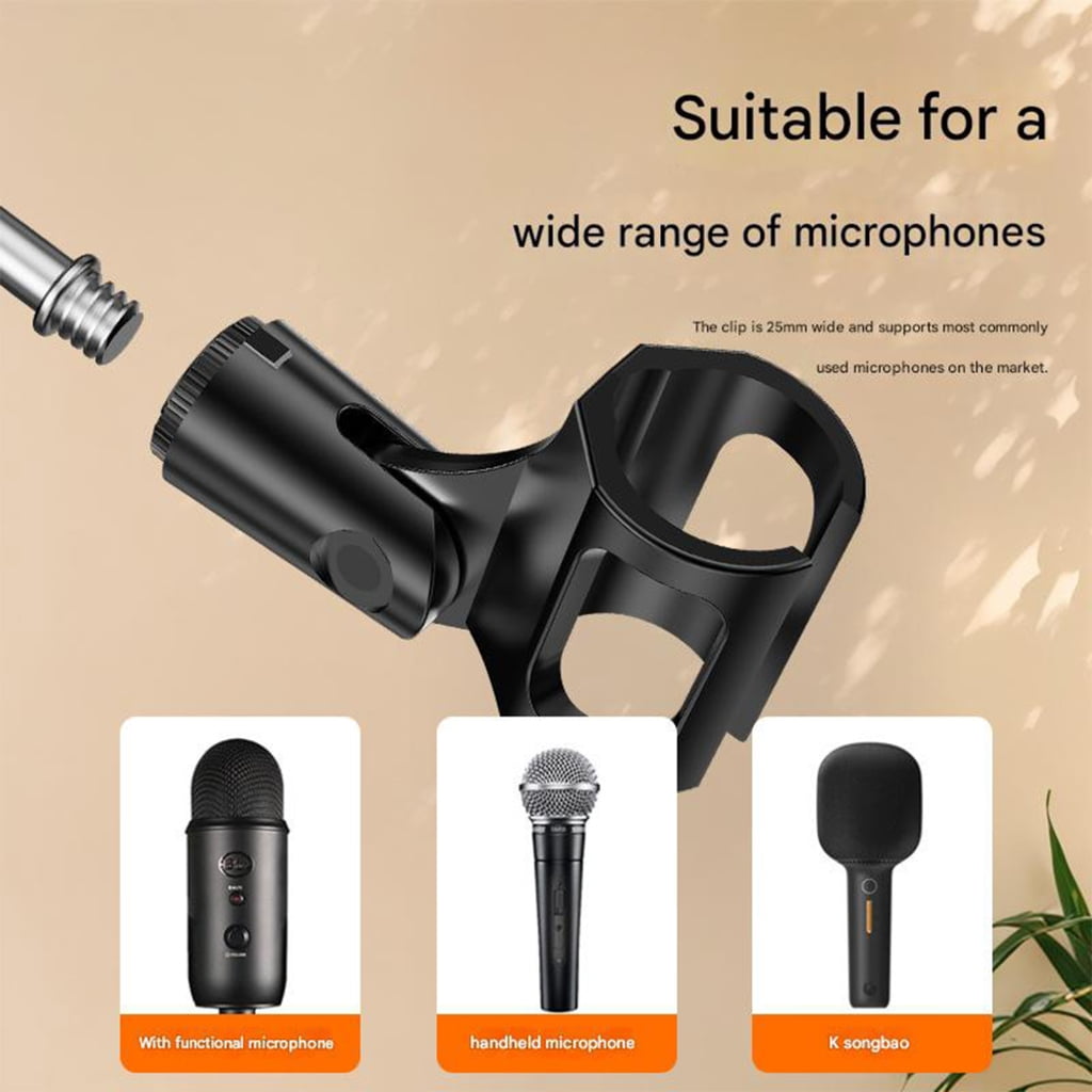 Durability Alloy Microphone Arm Stand Springless Universally Microphone Mount for Long Lasting