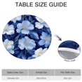thumbnail image 6 of Pioneer Flower Floral Print Pattern Round Fitted Tablecloth with Elastic Edge,Dining Table Cover Waterproof,Outdoor Round Tablecloth for Camping,Dining,Indoor and Outdoor, 6 of 7