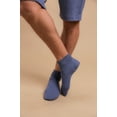 thumbnail image 2 of Women's Cottonique M27700 Latex Free Organic Cotton Booties - 2 Pack (Melange Blue S), 2 of 3
