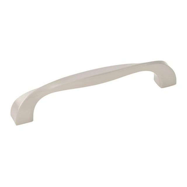 128 mm Center to Center Twist Collection Pull, Satin Nickel