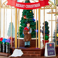 thumbnail image 4 of Greenhouse Light-up Multi-Color Christmas Village Accessory Indoor Decor, 6.375" Height, Holiday Time, 4 of 6