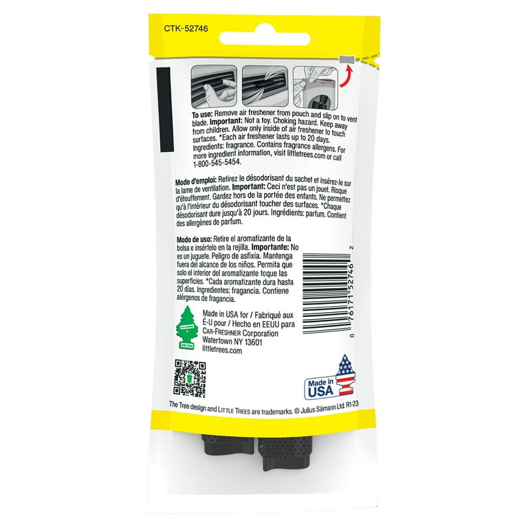Little Trees Auto Air Freshener, Vent Wrap, Supernova 4-Pack