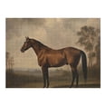 thumbnail image 5 of WYYP Horse Field Forest Wooden Jigsaw Puzzle Impossible Wooden Puzzles Gift for Family Friends 500 PCS, 5 of 6