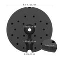 thumbnail image 2 of Mobutofu 1Set Heavy Duty Lamp Base Only Plastic Black for Home Use, 2 of 7