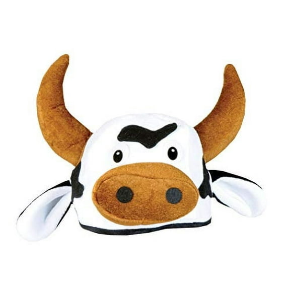 Beistle Plush Cow Head Hat One Size 60791