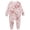 Rose Garden, variant on by Gerber Baby Neutral Super Soft Viscose Ruffled Coverall, Sizes Newborn - 12 Months