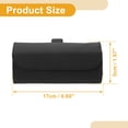 thumbnail image 4 of Estuche para Gafas de Sol del Coche Único Bargains Magnético Universal Soporte para Gafas de Visera del Coche PU Negro 17x5cm 1 Pcs, 4 of 6