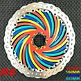 thumbnail image 2 of MTB Bike Rotor Bicycle Floating Rotor 160/180/203mm Disc Brake rotor blue 160, 2 of 6