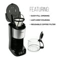 Chefman 12Cup Programmable Coffee Maker, Round Stainless Steel