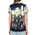 thumbnail image 2 of Poster Ghostbusters Women's T Shirts Round Neck Short-Sleeve Soft T-Shirt Summer Casual Tee Tops 3D Printing Tee Shirt, 2 of 6