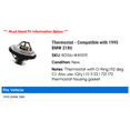 thumbnail image 2 of Thermostat - Compatible with 1995 BMW 318ti, 2 of 2