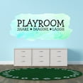 thumbnail image 3 of Quotes & Sayings Wall Decals for Children Playroom - Kids Playroom Regulations Playroom DIY & Creativity Boy Girl Bedroom Wall Sticker - Size: 10 In x 4 In, 3 of 5