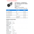 thumbnail image 2 of A/C Compressor 1 - Compatible with 2015 - 2018 Ford Focus 2.0L 4-Cylinder 2016 2017, 2 of 2