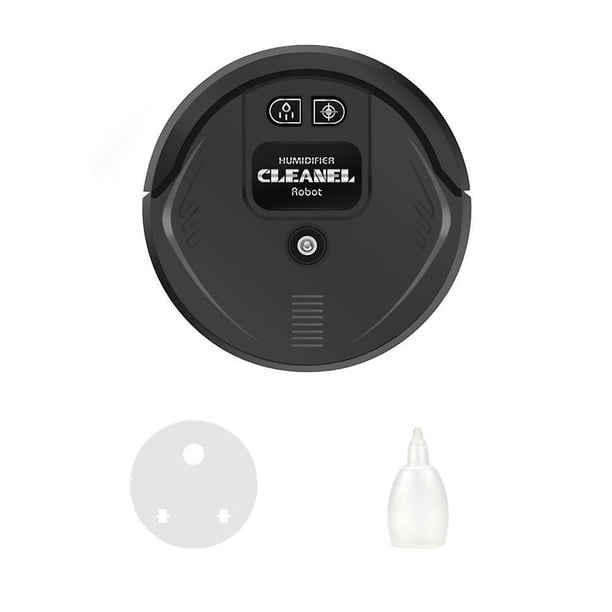Robot Aspirador Piso Auto Succión Barredora Modelos De Batería-negro