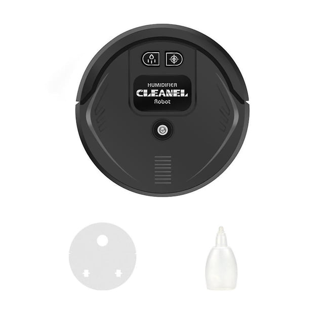 Robot Aspirador Piso Auto Succión Barredora Modelos De Batería-negro