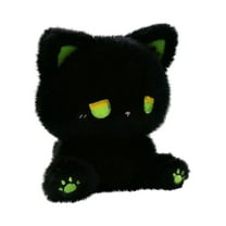 BESTSKY Black Cat Stuffed Animals,7 inch Stuffed Animals Black Cat Plush,Cute Cat Plushies Toy,Soft Kitten Plushie Cuddle Pillow,Anime Plushie Doll,Cute Stuff Toys Gift for Girls,Boys and Males