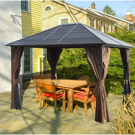 Kozyard Caesar 10 Ft. W x 12 Ft. D Hardtop Permanent Gazebo
