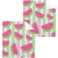 thumbnail image 6 of Coolnut Watercolor Fruit Washcloths, 2 PCS 12 X 12 Inches Cotton Wash Cloths, Highly Absorbent and Soft Face Towels for Bathroom,Gym,Hotel and Spa, 6 of 7
