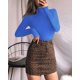 thumbnail image 2 of Xishao Women's Mock Neck/Turtle Neck Long Sleeve Modal Bodysuit Jumpsuit Xishao ropa, 2 of 2