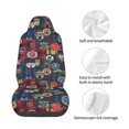 thumbnail image 4 of Fotbe Housse de Siège de Voiture Imprimée Badge de Camping Aventure - Imperméable et Résistante à la Transpiration - Ajustement Universel, Lavable en Machine, Antidérapant - Protecteur de Siège pour Voiture, Camion, SUV, Van (1 Pack), 4 of 5