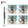 thumbnail image 3 of Non-Ticking Silent Wall Clocks Battery Operated Personalized Decor Clock for Living Room,Bedroom-Cute Kitten Soaring Through The Sky And Surrounded By Butterflies(10inch), 3 of 4
