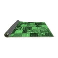 thumbnail image 2 of Ahgly Company Indoor Rectangle Patchwork Emerald Green Transitional Area Rugs, 7' x 10', 2 of 4