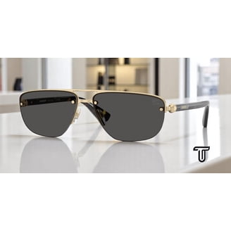 BURBERRY BE4384 346474 Marlowe Black Orange 62 mm Men's Sunglasses