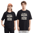 thumbnail image 5 of It's Not A Dad Bod It's A Father Figure Retro Graphic Tee For Men, Dad Humorous Cotton Short Sleeves T-Shirt, 5 of 6