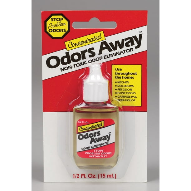 Odors Away Liquid Air Freshener Unscented Bottle, Box 1/2 Oz Pack of 24