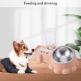 thumbnail image 6 of BQBQERT Cats Double Food Bowl Dog Water Dispenser Food Feeder Bowls Automatic Water Bowl Houseware Dog Dish Cats Feeding Supply, 6 of 15