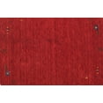 thumbnail image 1 of Ahgly Company Indoor Rectangle Contemporary Red Abstract Area Rugs, 2' x 3', 1 of 6