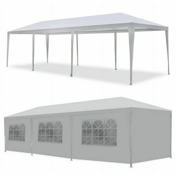 10'x30' Gazebo Canopy Party Tent Wedding Outdoor BBQ Waterproof