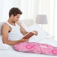 thumbnail image 5 of Logiee Breast Cancer Awareness (3) Print Pajama Pants for Men,Men’s Pajama Bottoms,Mens PJ Pants with Pockets & Button Fly-Small, 5 of 6