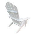 thumbnail image 6 of LoLado Children Patio Adirondack Chair with Wood Legs and Wide Armrest, Folding Pit Lounge Chair with Adjustable Backrest, for Garden, Backyard, Porch, Outdoor, White, 6 of 7