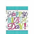 thumbnail image 2 of Sweet Party Bright Colors Happy Birthday Party Decoration Plastic Tablecover, 2 of 2