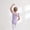 Purple, variant on ‌LYMAYTER Ballet Leotards for Girls Ruffled Sleeve Bodysuit Summer Short Sleeve Dance Practice 3-11Y