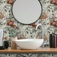thumbnail image 4 of UMIGGEE Floral Peel and Stick Wallpaper Vintage Floral Contact Paper 17.7-in" x 118-in Textured Boho Floral Wallpaper, 4 of 8