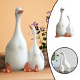 thumbnail image 1 of Xuewenshw et Enfant Décoration de Cour Micro Ornements Animal Statue en Résine Abstraite, 1 of 6