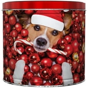 GiftPOP™ Holiday Popcorn Tin, Christmas Ball Pit Design, Assorted Popcorn Flavors, 22 Ounces