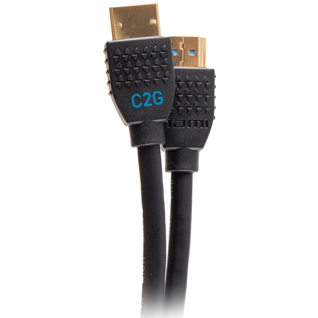 C2G 6ft Performance Ultra High Speed HDMI Cable 2.1 w/ Ethernet - 8K 60Hz, Black Jacket, Blue Insulation
