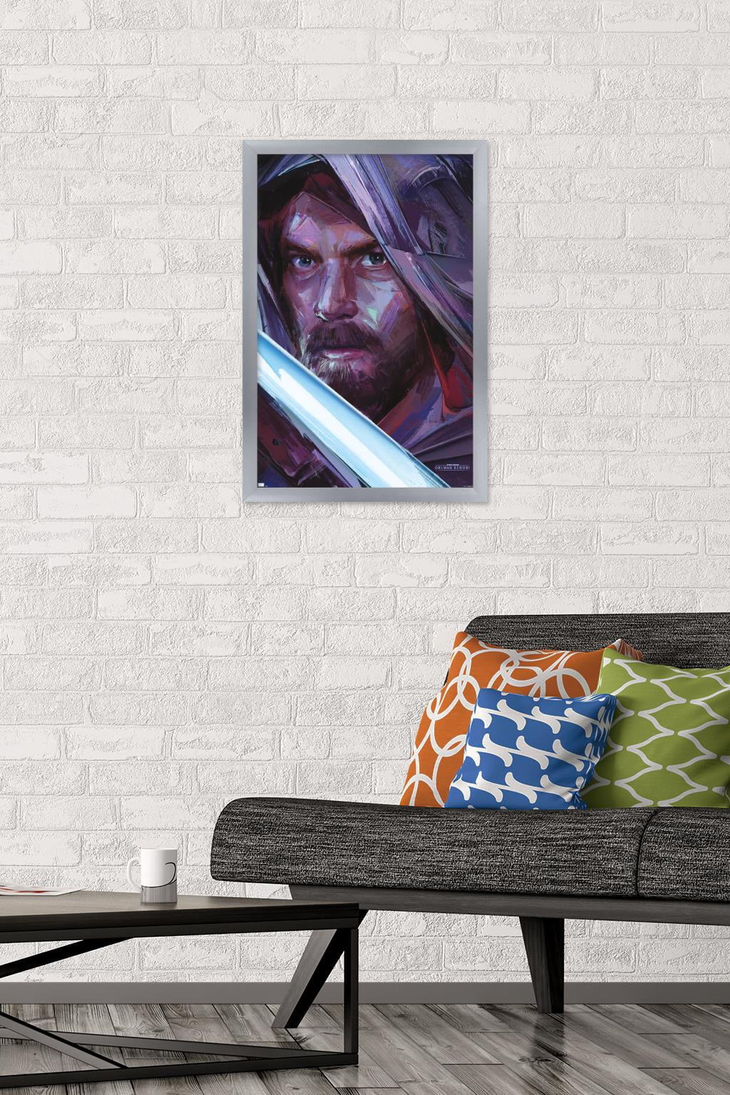 Star Wars: Obi-Wan Kenobi - Obi-Wan Portrait Wall Poster, 14.725" x 22.375" Framed